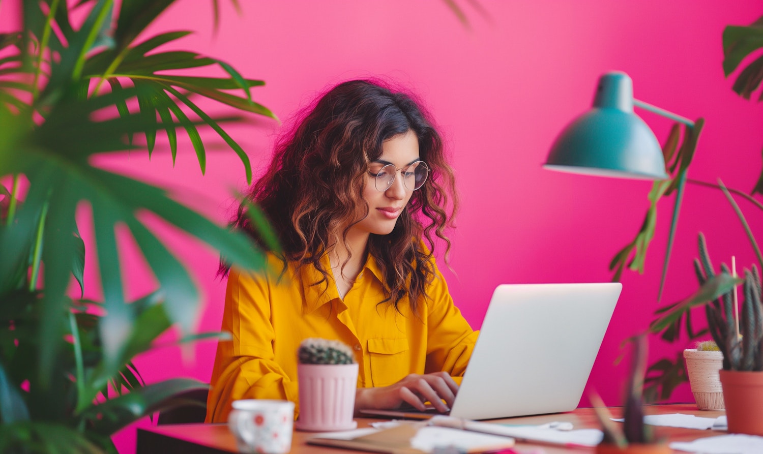 A person works comfortably from home, representing the growing trend of remote job opportunities in 2026.