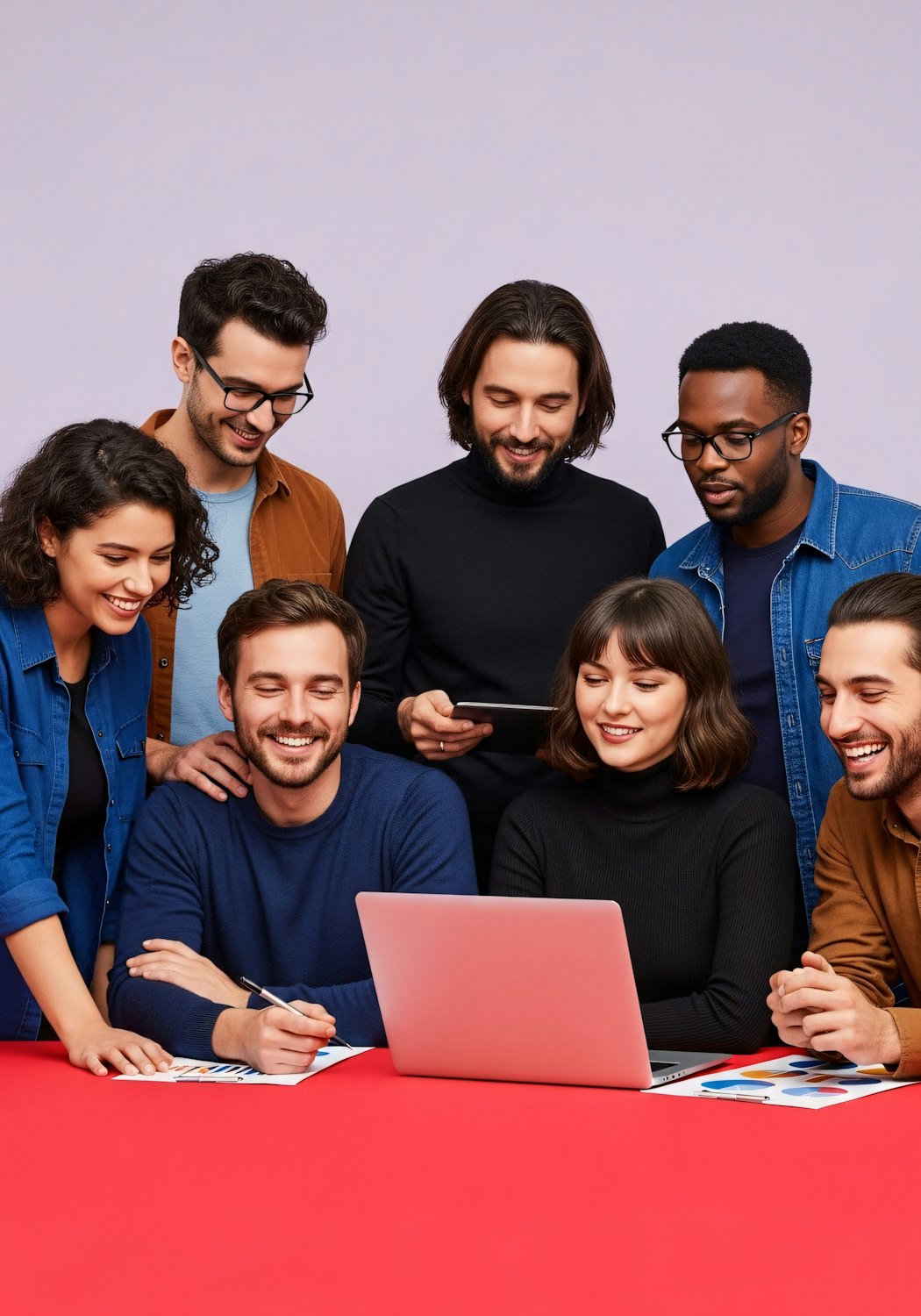 Diverse professionals collaborate across different locations, illustrating Expedia Group's global footprint and remote work integration.